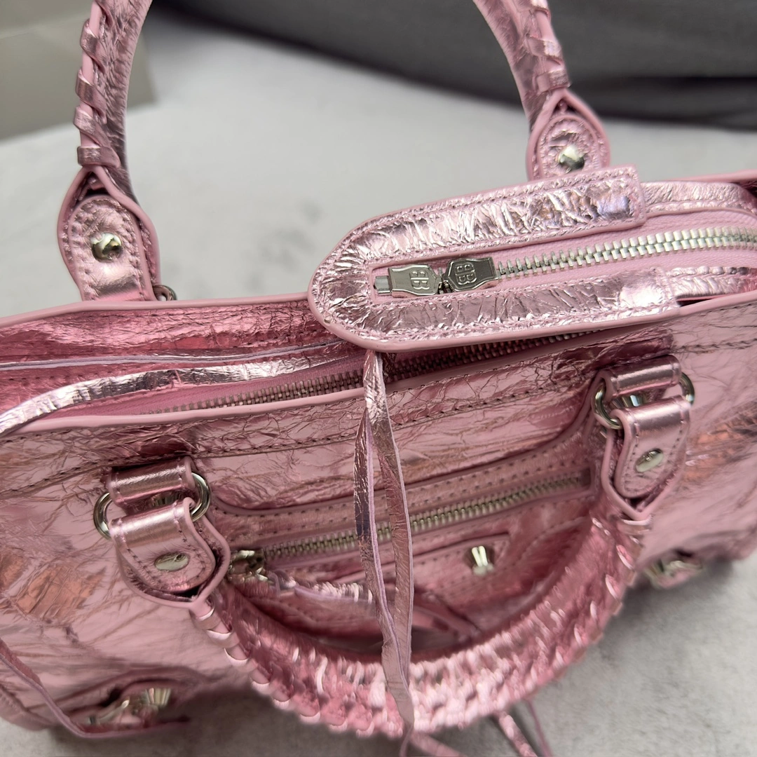 SunProtective Balenciaga  Series Medium Motorcycle Bag - Streamlined Elegance 64643