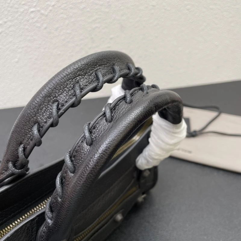 Functional Balenciaga  Small Motorcycle Bag in Goat Leather 72715