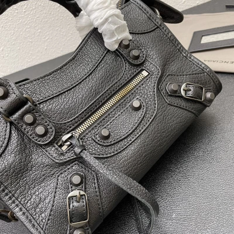 Functional Balenciaga  Small Motorcycle Bag in Goat Leather 72715