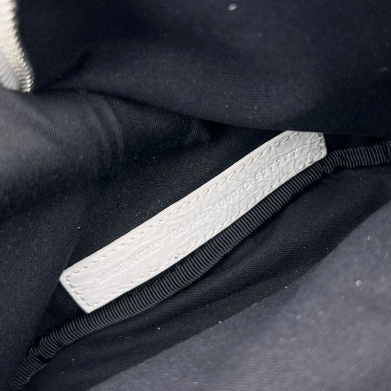 Soft Balenciaga  White Motorcycle Multi-Pocket Waist Bag for Travel 78549
