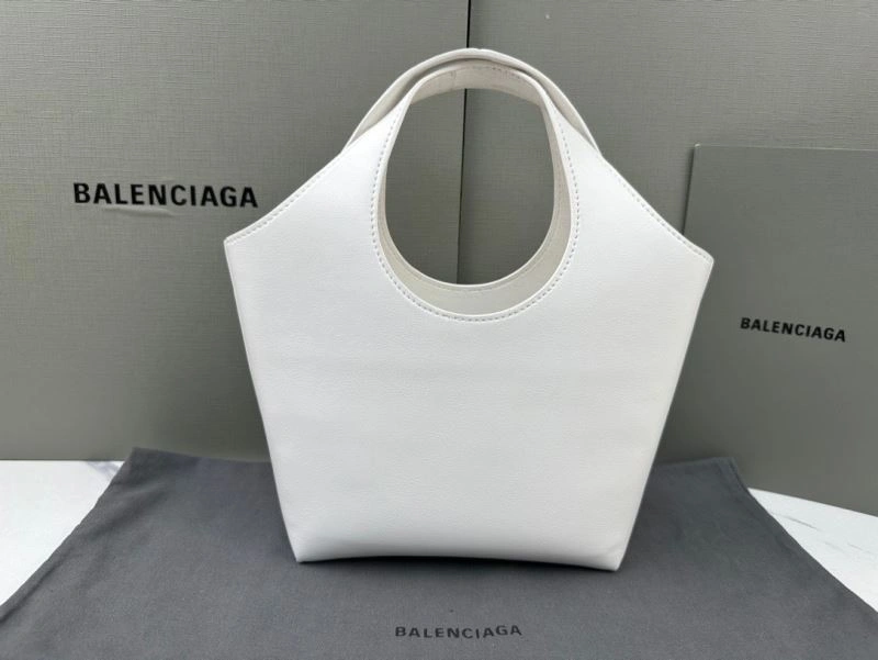 Balenciaga  Full Leather White BB23ss Handheld Small Bag Trendy 78561