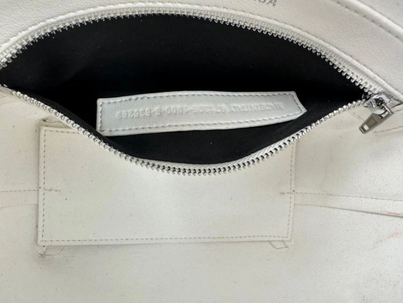 Balenciaga  Full Leather White BB23ss Handheld Small Bag Trendy 78561
