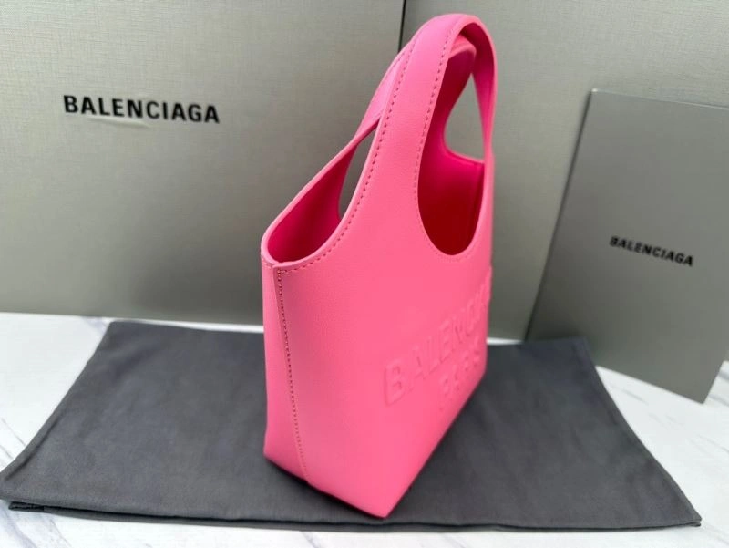 Balenciaga  Pink Leather BB23ss Handheld Small Bag - Cute Design Breathable 78559