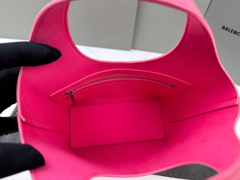 Balenciaga  Pink Leather BB23ss Handheld Small Bag - Cute Design Breathable 78559