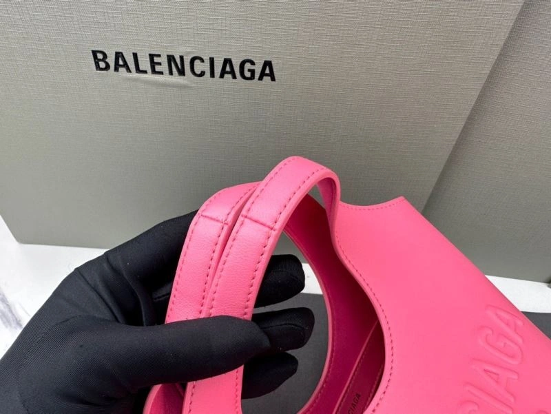 Balenciaga  Pink Leather BB23ss Handheld Small Bag - Cute Design Breathable 78559