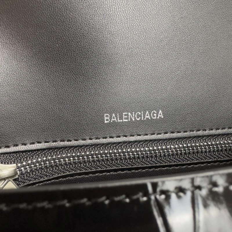 Durable Balenciaga Crescent Hourglass Crocodile Bag - Size S 70024
