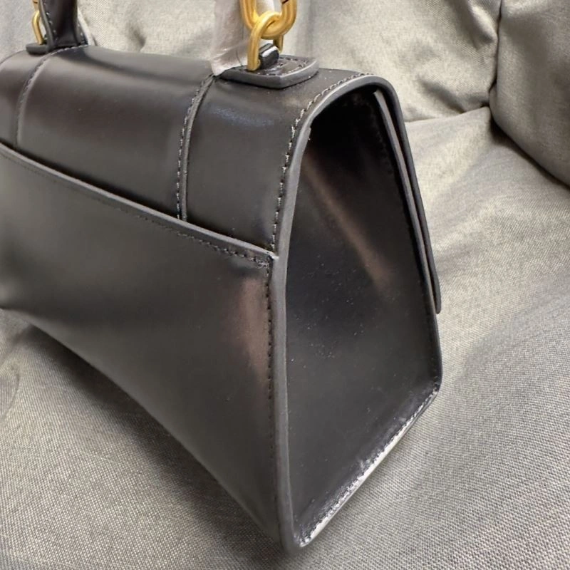 Balenciaga Crescent Hourglass S Bag in Black Weave GoodFit 70014