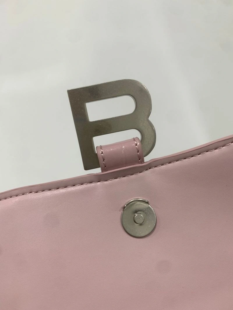 Balenciaga Crocodile Blush Powder Arc Chain Sandglass Bag Durable 72636