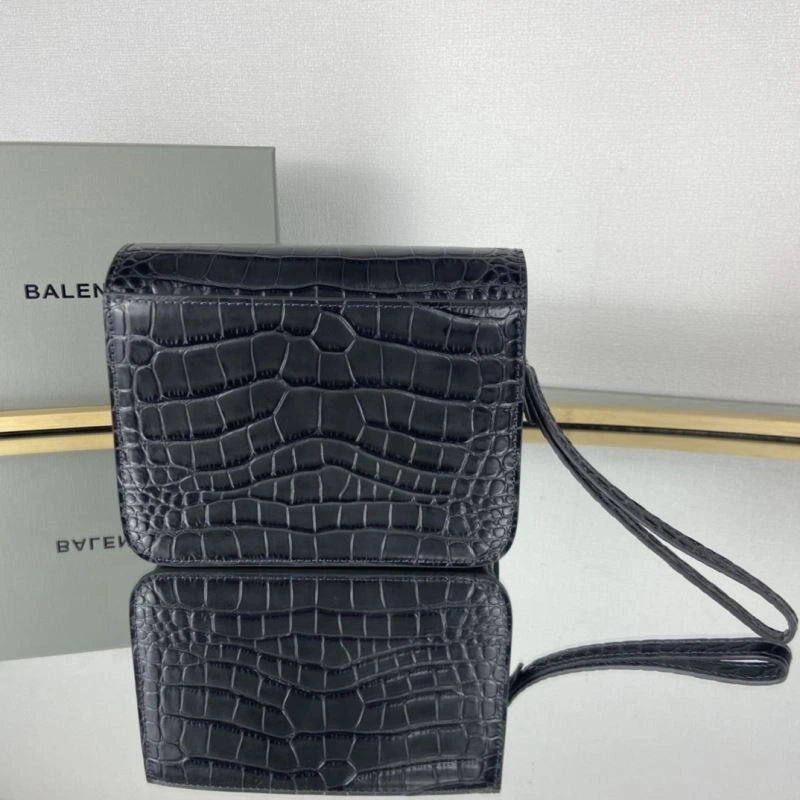 Durable Balenciaga Crocodile Pattern Crossbody Bag - Model 78327
