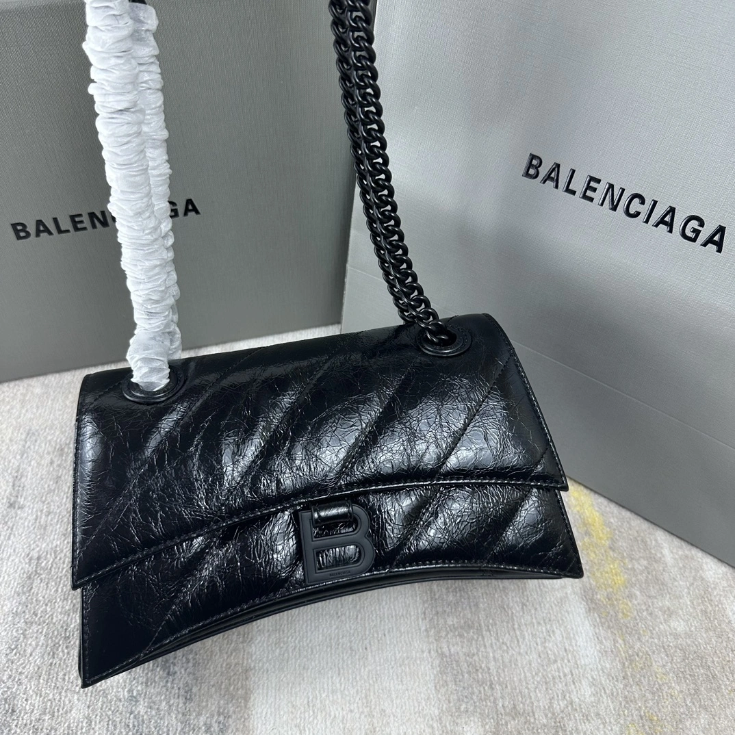 Balenciaga Crush Quilted Chain Bag - Small Embroidered Edition Durable 60934