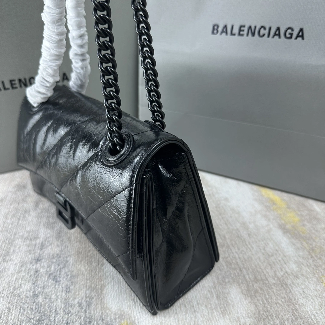 Balenciaga Crush Quilted Chain Bag - Small Embroidered Edition Durable 60934