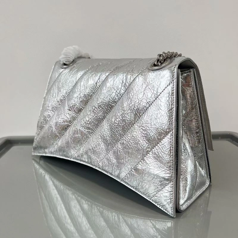 Balenciaga Crush Retro Waxed Leather Bag with Gold Chain Supportive 78668