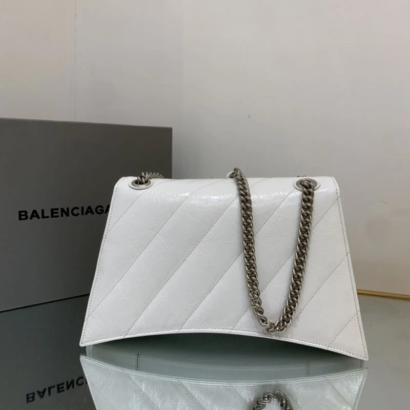 Balenciaga Crush Vintage Waxed Leather Bag - Medium Size Thermal 78665