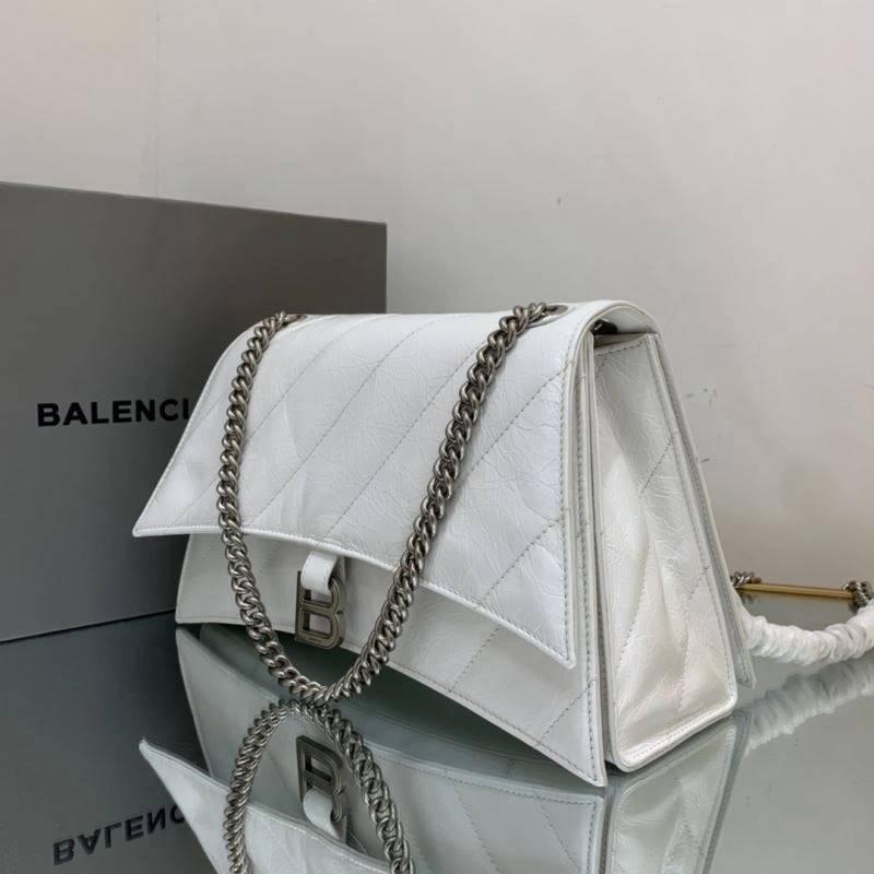Balenciaga Crush Vintage Waxed Leather Bag - Medium Size Thermal 78665