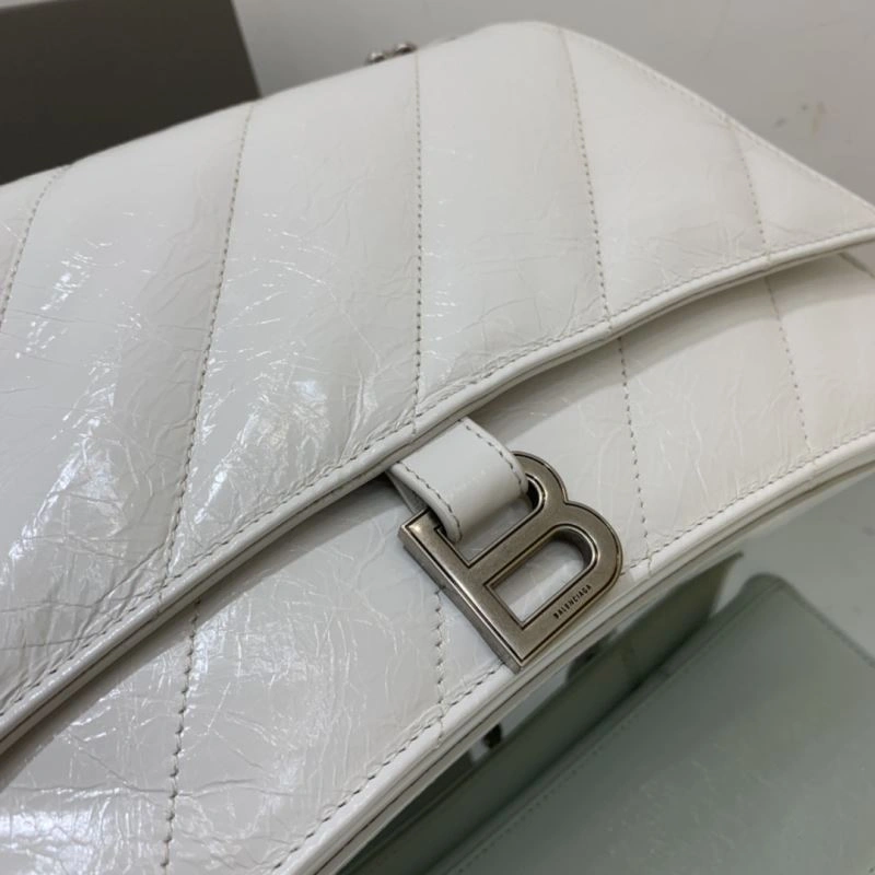 Balenciaga Crush Vintage Waxed Leather Bag - Medium Size Thermal 78665