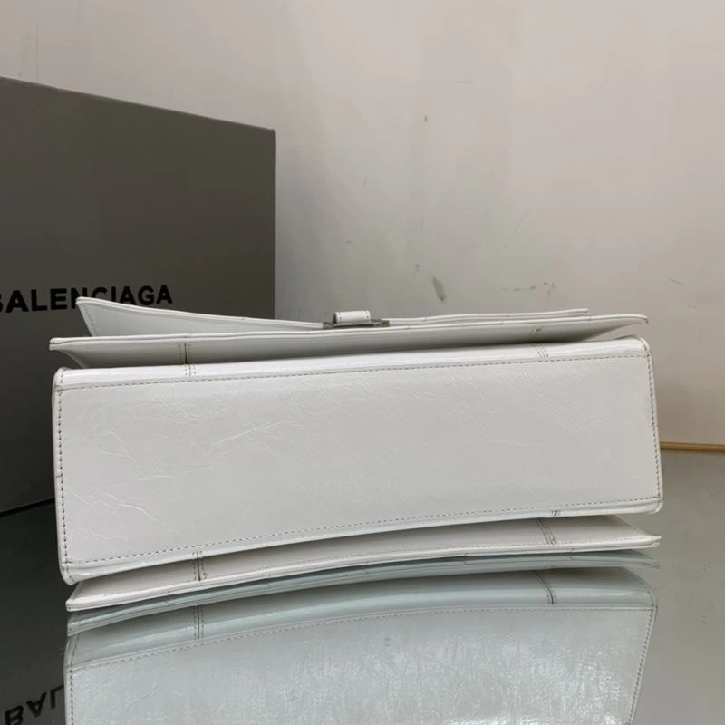 Balenciaga Crush Vintage Waxed Leather Bag - Medium Size Thermal 78665