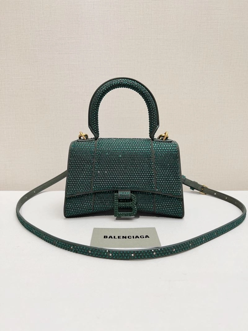 Balenciaga Dazzling Diamond-Encrusted Hourglass Bag - Model BestValue 66949