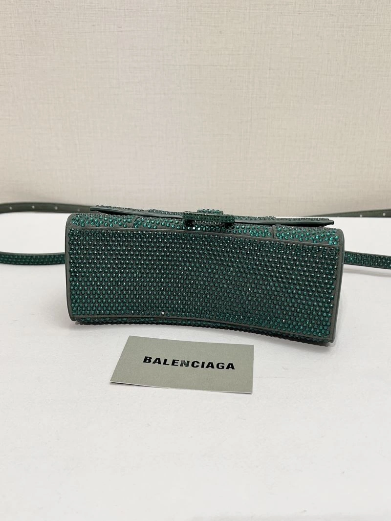 Balenciaga Dazzling Diamond-Encrusted Hourglass Bag - Model BestValue 66949