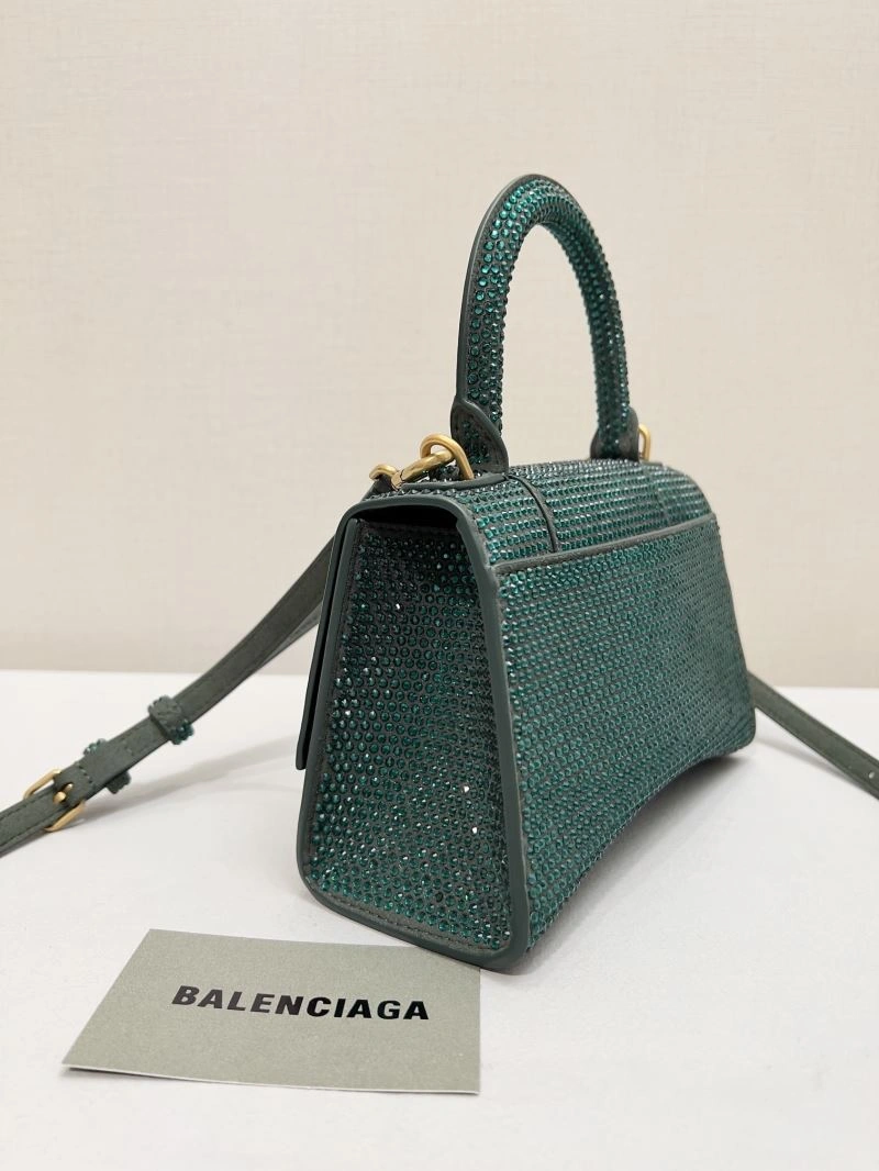 Balenciaga Dazzling Diamond-Encrusted Hourglass Bag - Model BestValue 66949