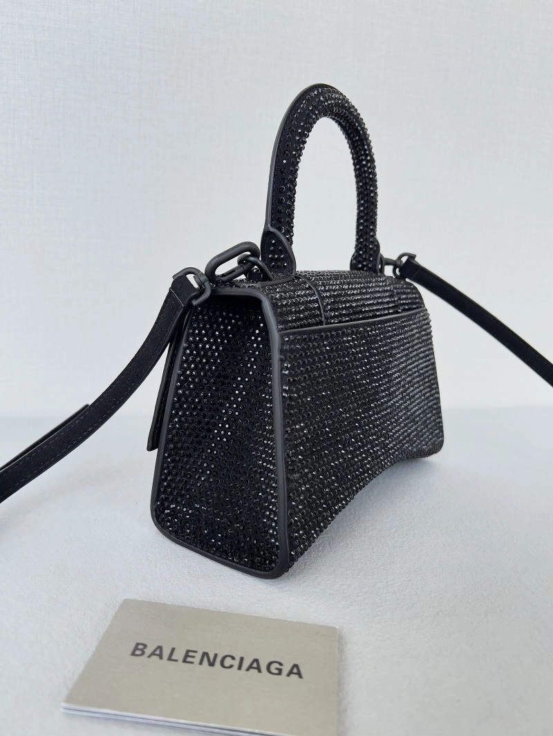 Balenciaga Dazzling Diamond-Encrusted Hourglass Bag - Model Unisex 66948