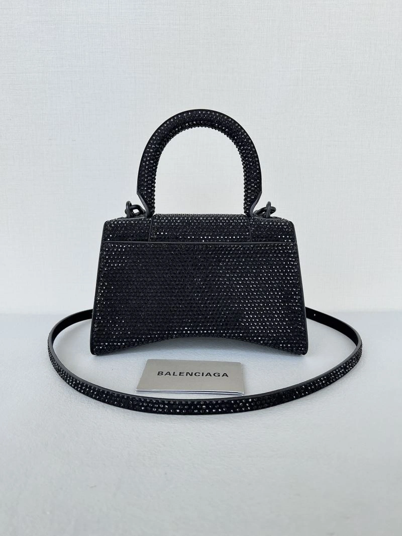Balenciaga Dazzling Diamond-Encrusted Hourglass Bag - Model Unisex 66948