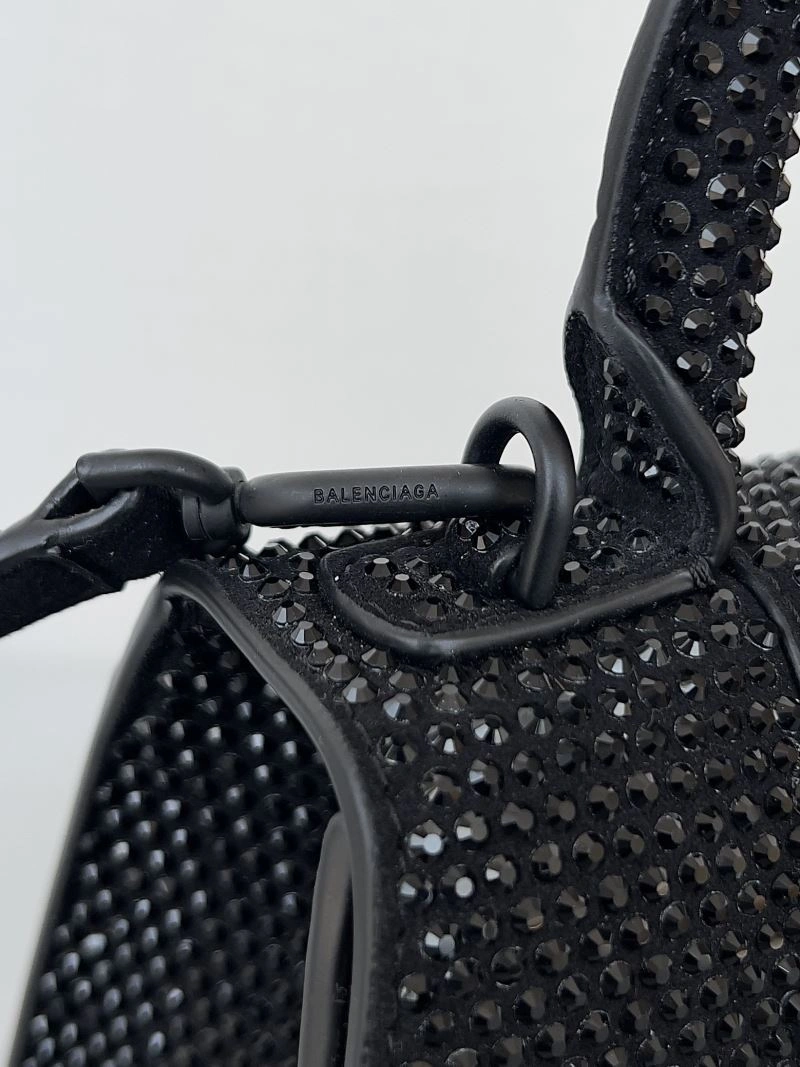 Balenciaga Dazzling Diamond-Encrusted Hourglass Bag - Model Unisex 66948