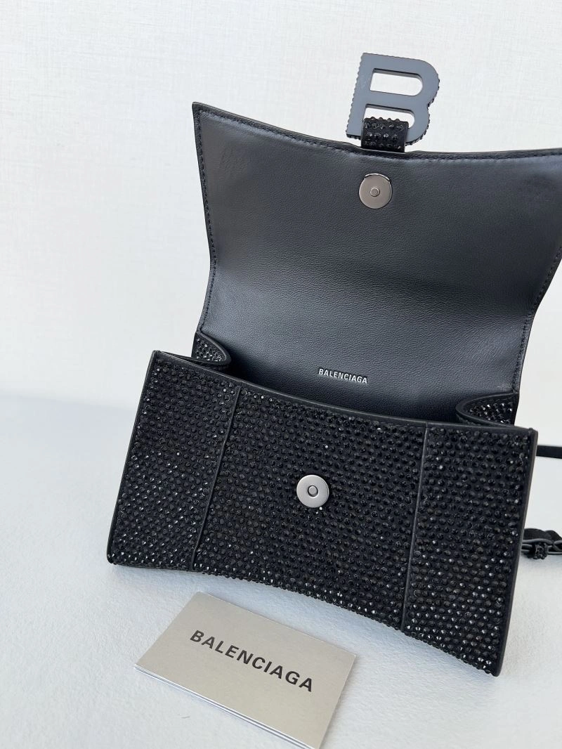 Balenciaga Dazzling Diamond-Encrusted Hourglass Bag - Model Unisex 66948