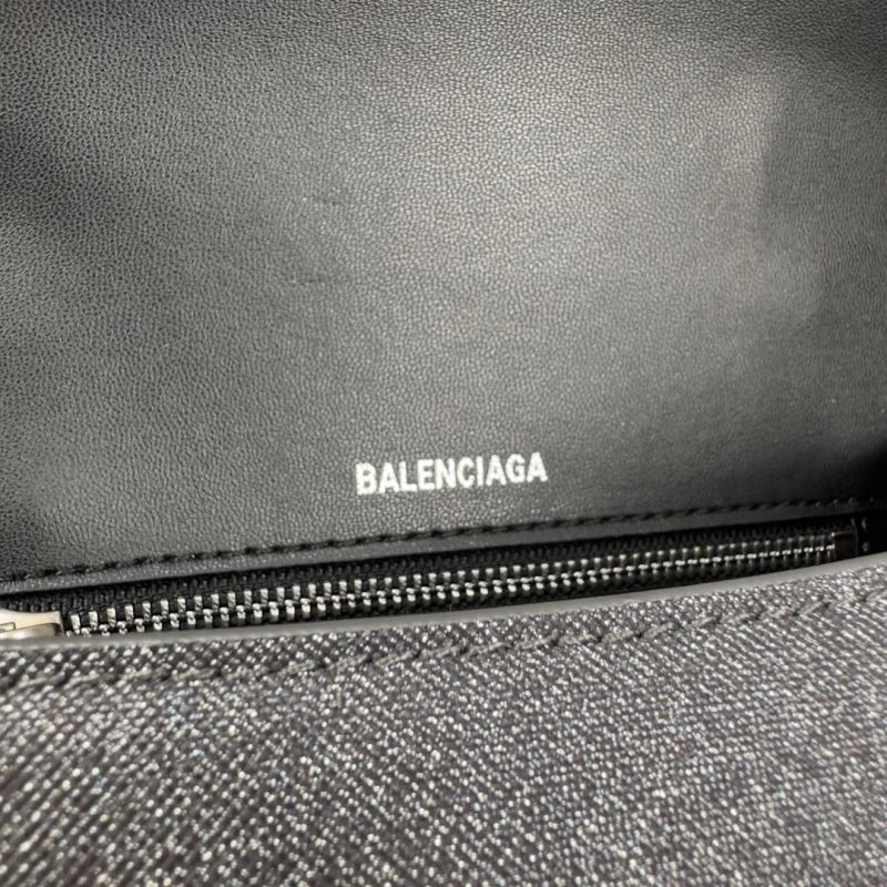 Balenciaga Dazzling Hourglass Bag - Starry Gray S Size EasyMatch 70017