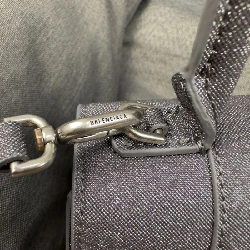 Balenciaga Dazzling Hourglass Bag - Starry Gray S Size EasyMatch 70017