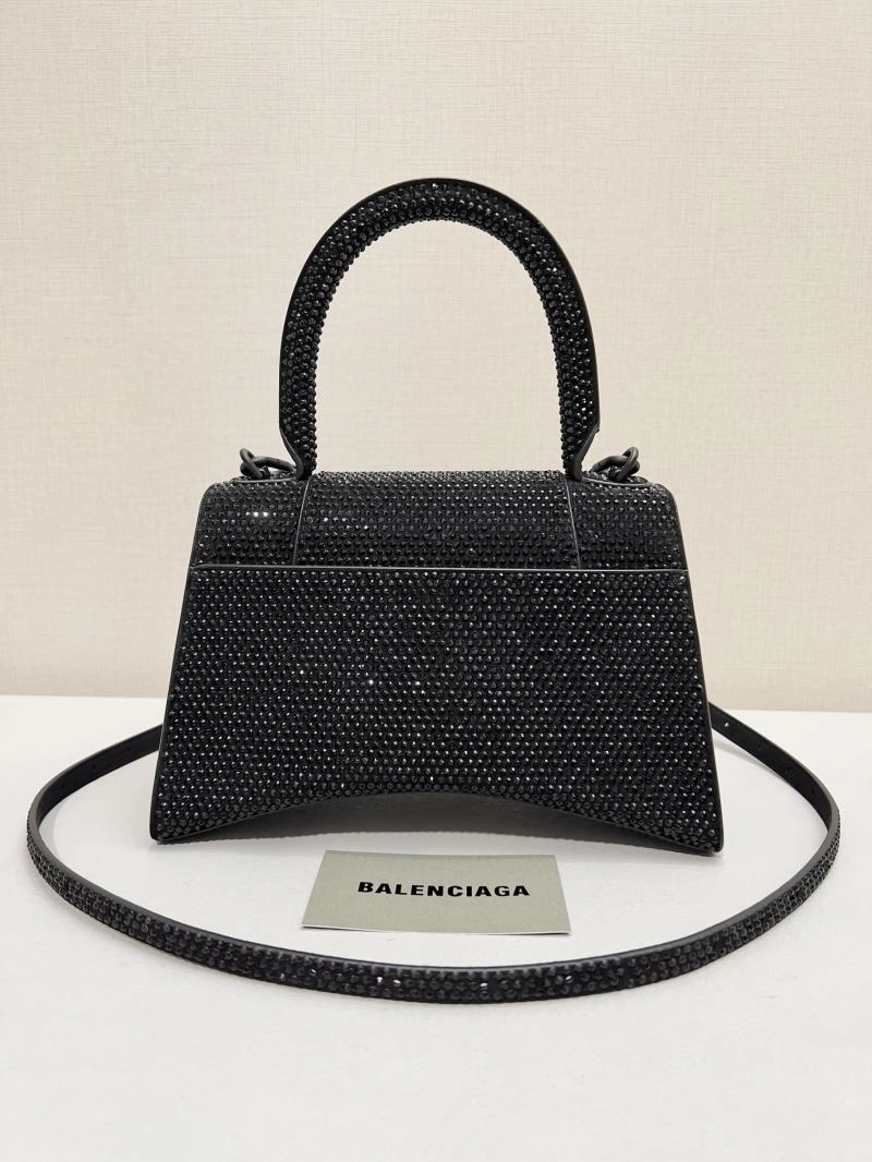 Balenciaga Diamond Encrusted Hourglass Glam Bag - Sparkle in Style Bright 66942