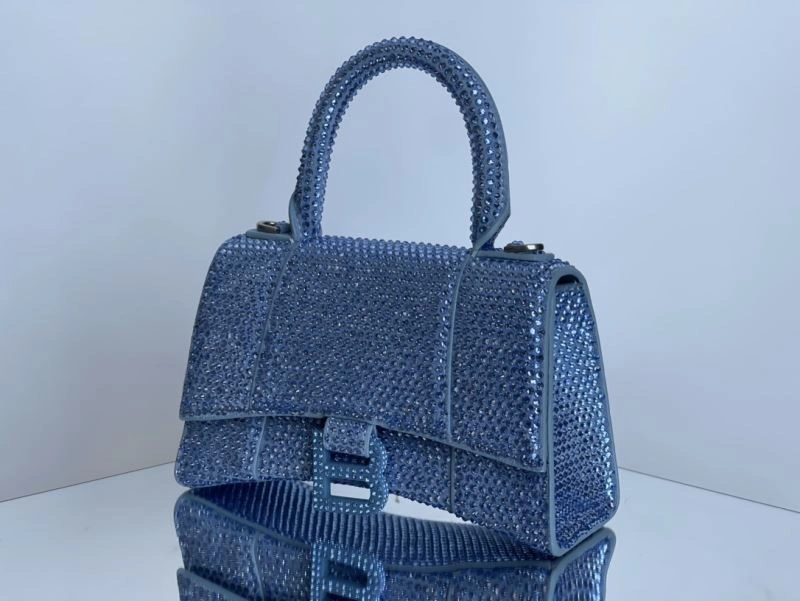 Balenciaga Diamond-Encrusted Hourglass Sand Timer Bag Soft 72593