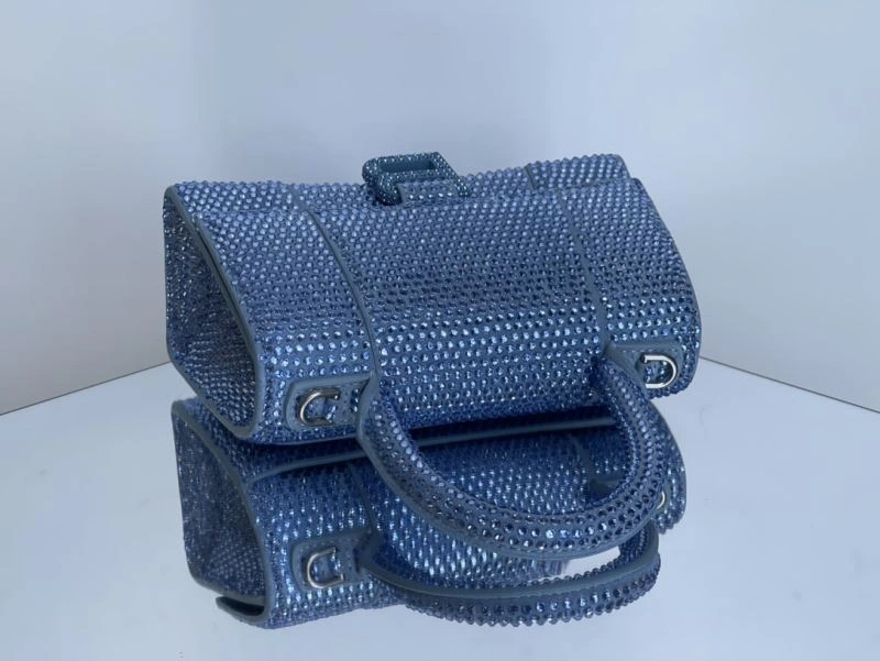 Balenciaga Diamond-Encrusted Hourglass Sand Timer Bag Soft 72593