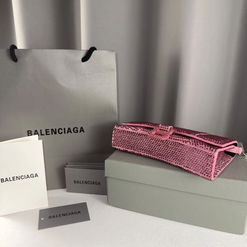 Casual Balenciaga Diamond Hourglass Chain Bag - Limited Edition 75297