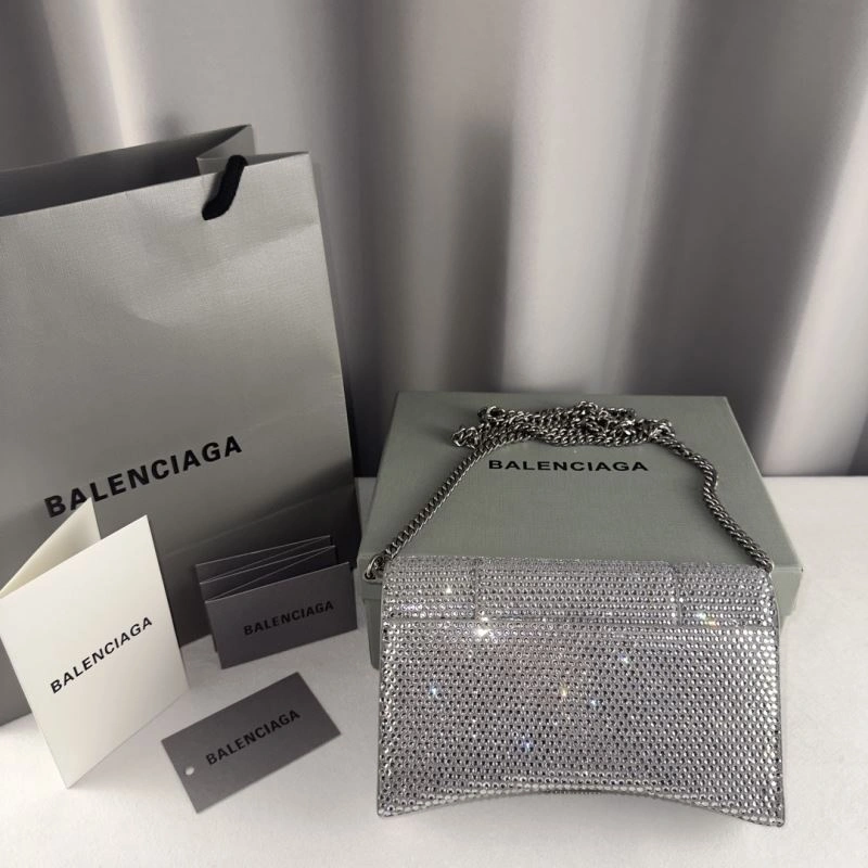 Neat Balenciaga Diamond Hourglass Chain Bag - Limited Edition 75296