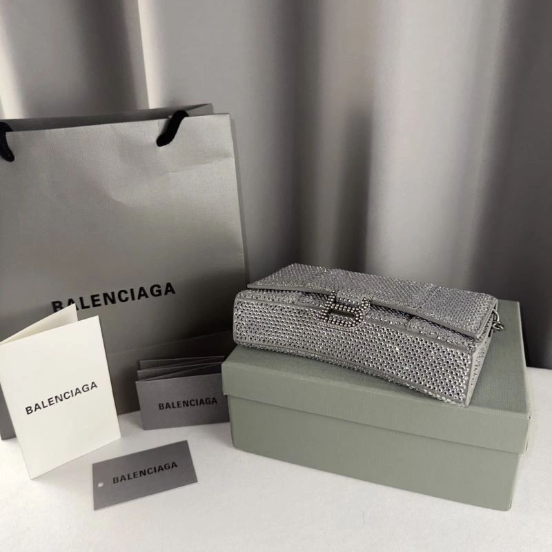 Neat Balenciaga Diamond Hourglass Chain Bag - Limited Edition 75296