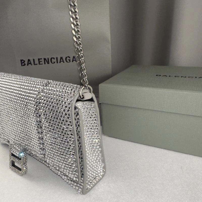 Neat Balenciaga Diamond Hourglass Chain Bag - Limited Edition 75296