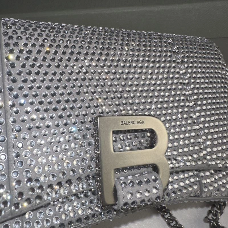 Neat Balenciaga Diamond Hourglass Chain Bag - Limited Edition 75296