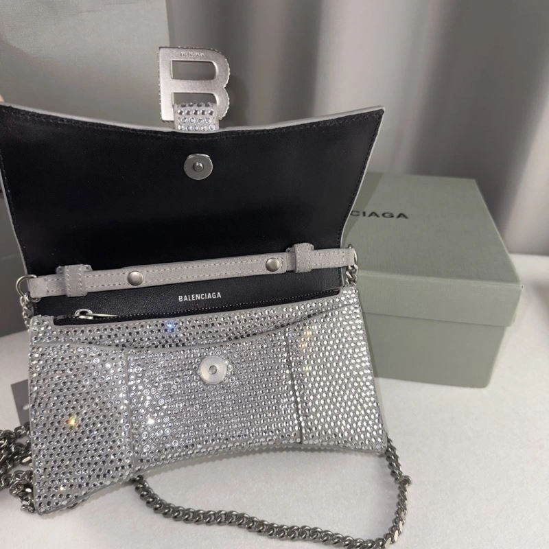 Neat Balenciaga Diamond Hourglass Chain Bag - Limited Edition 75296