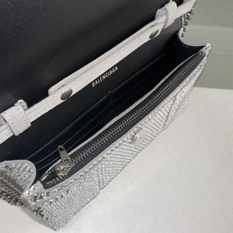 Neat Balenciaga Diamond Hourglass Chain Bag - Limited Edition 75296