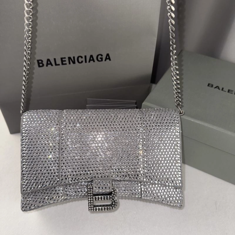 Neat Balenciaga Diamond Hourglass Chain Bag - Limited Edition 75296