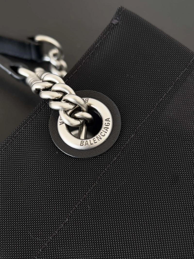 Balenciaga Duty Free Mesh Tote Bag with Leather-Chain Strap Unique 78585