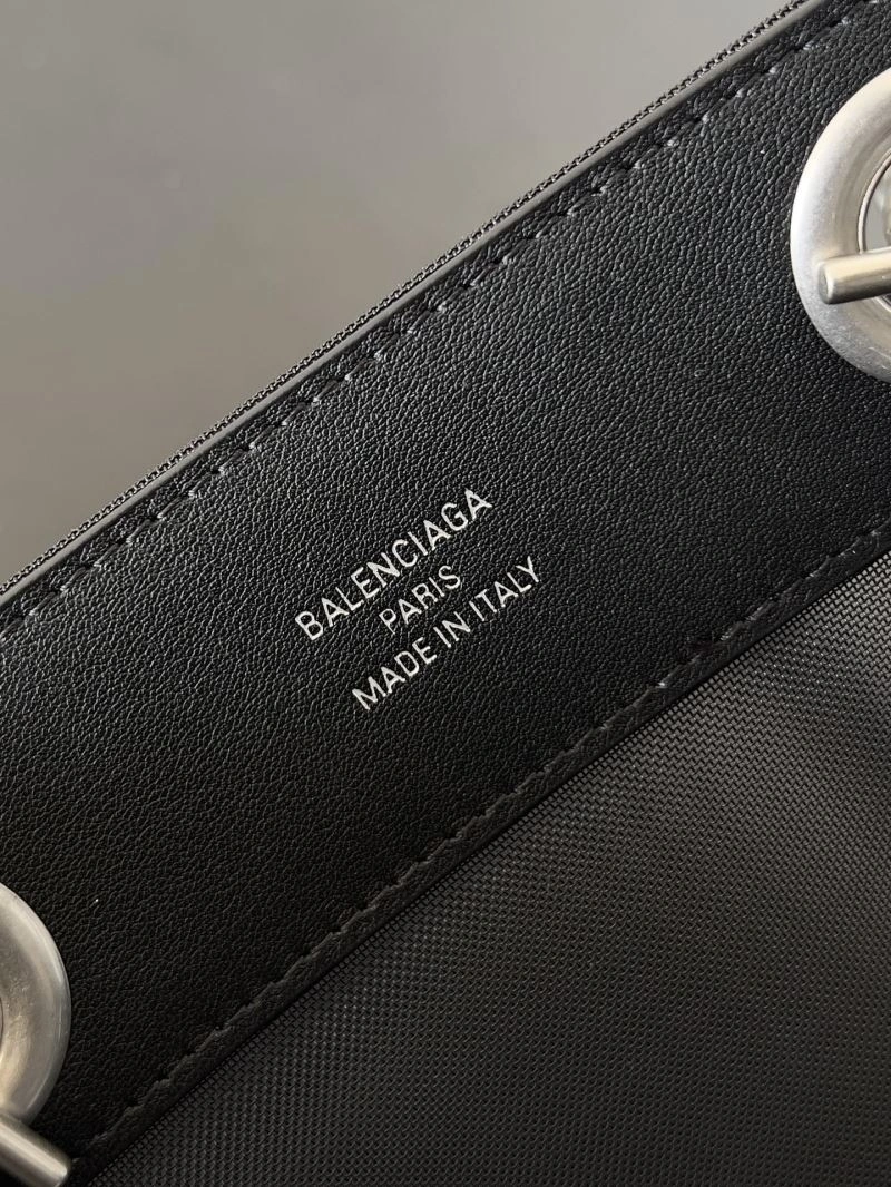 Balenciaga Duty Free Mesh Tote Bag with Leather-Chain Strap Unique 78585