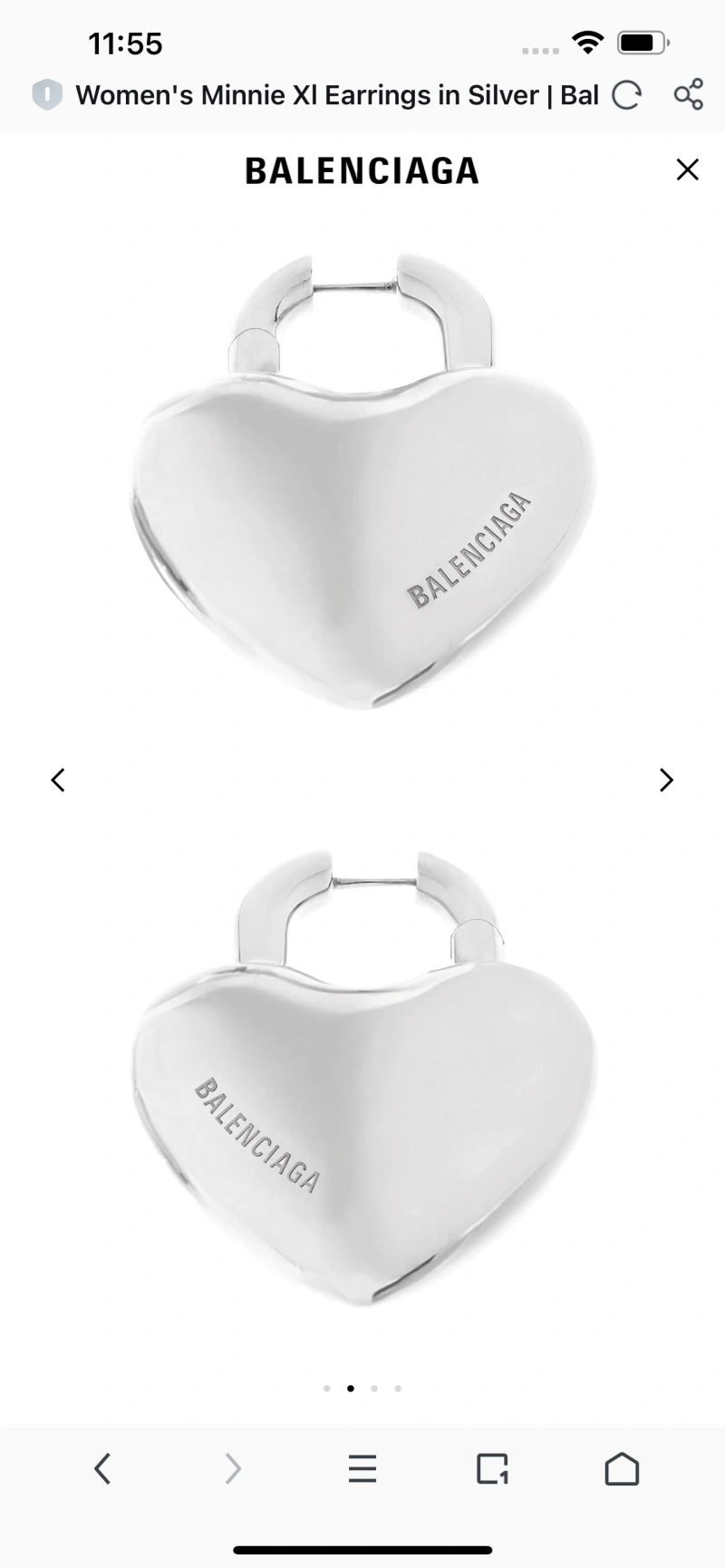 Balenciaga Earrings Durable 215605