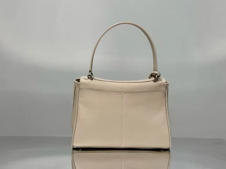 Timeless Balenciaga  Apricot Silver Buckle Handbag Series 38255