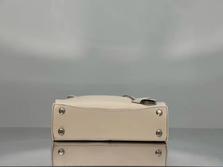 Timeless Balenciaga  Apricot Silver Buckle Handbag Series 38255