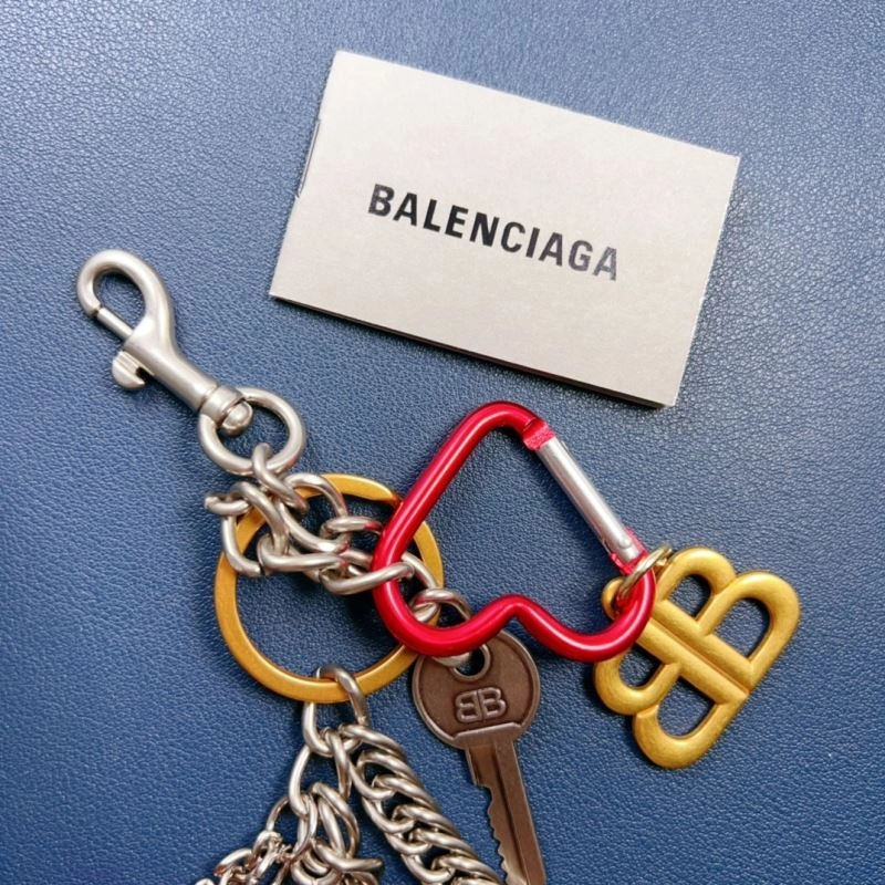 Balenciaga  Gold Texture Keychain Soft 70081