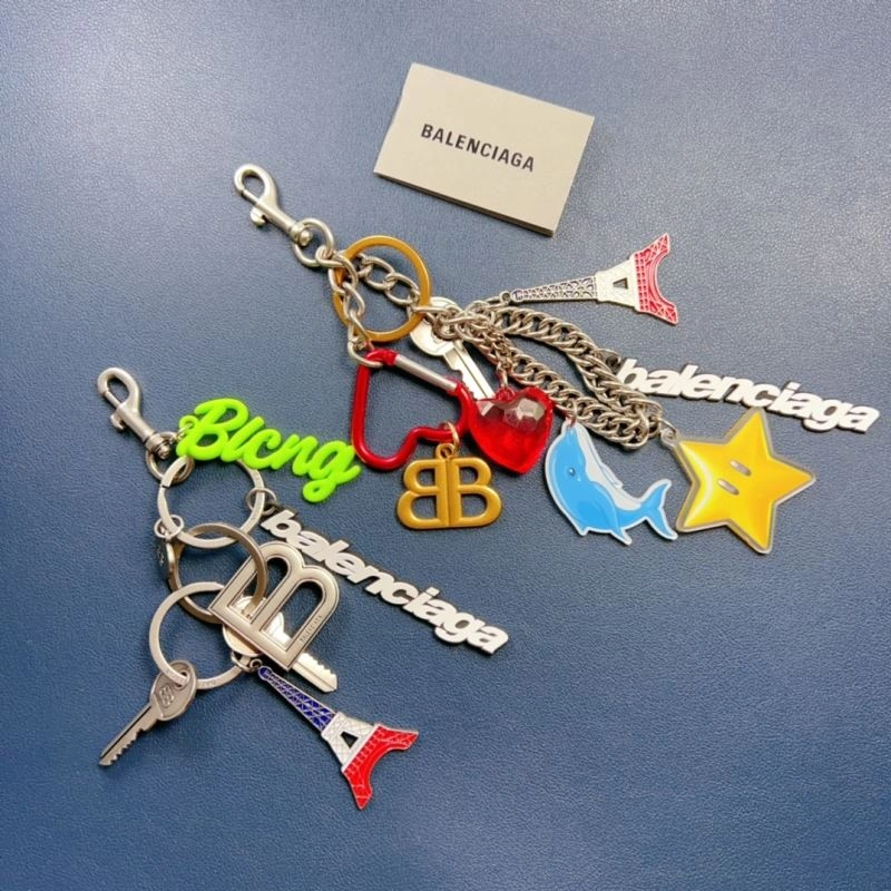 TopPick Balenciaga  Golden Keychain - Chic Accessory for Any Style 70123