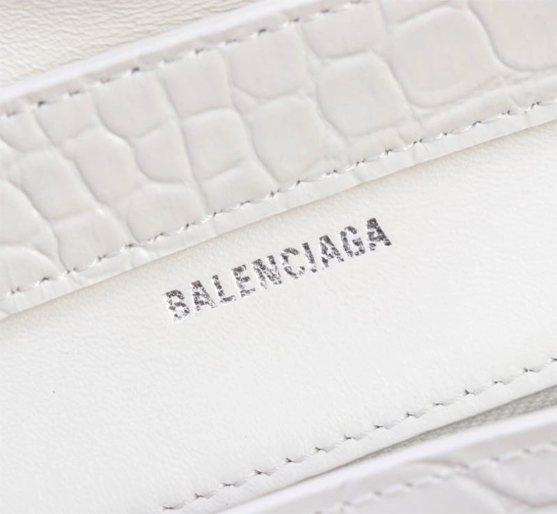 TechFriendly Balenciaga  Hourglass Crocodile Bag with Signature Arc Design 75301