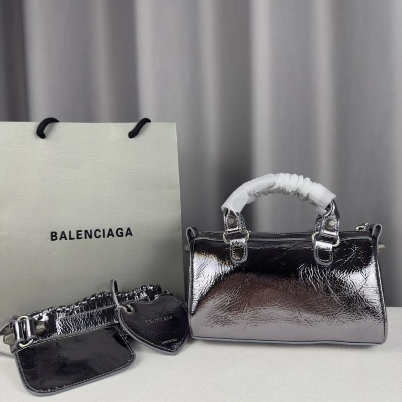 FlexibleFit Balenciaga  Italian Travel Bag with Leather Accents and Accessories 75319