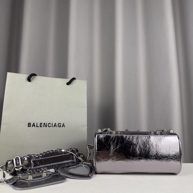 FlexibleFit Balenciaga  Italian Travel Bag with Leather Accents and Accessories 75319